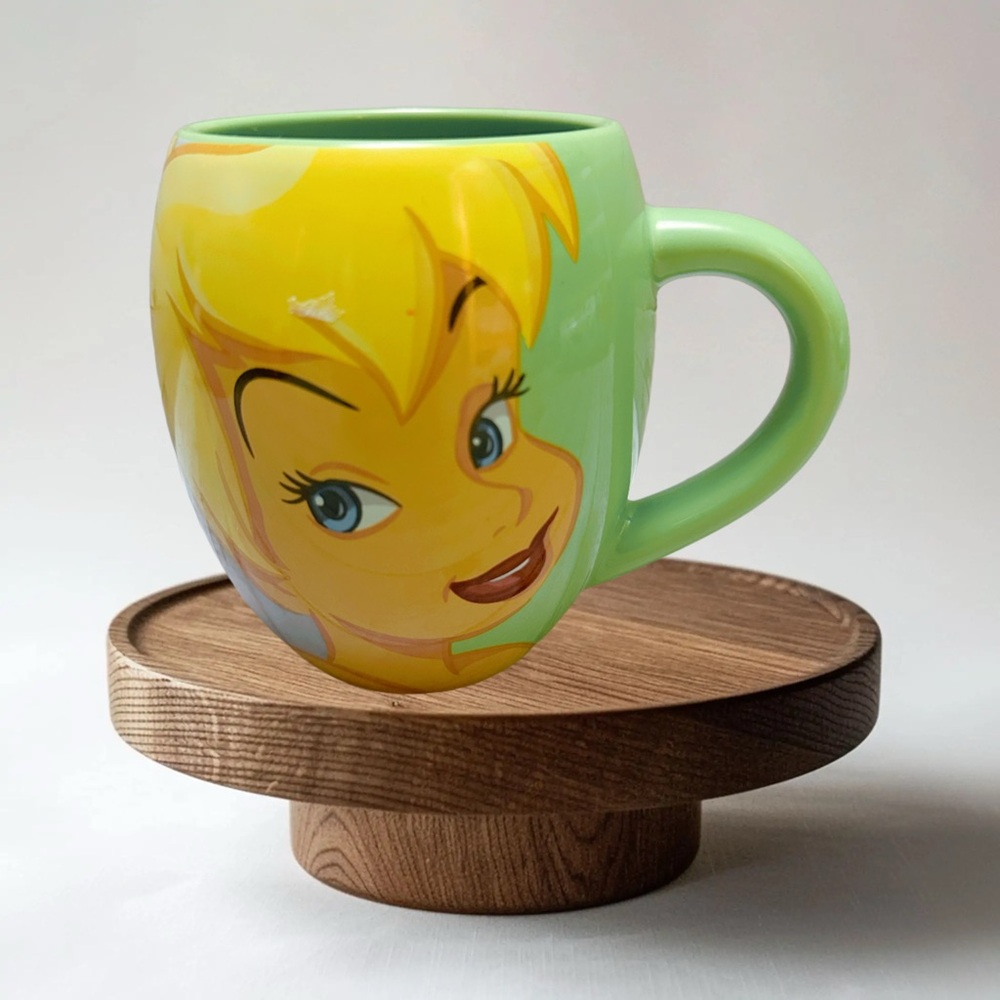 Disney Parks Tinker Bell Green and Yellow ceramic Mug